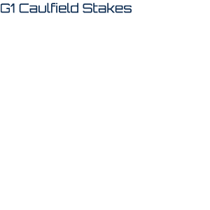 G1 Caulfield Stakes